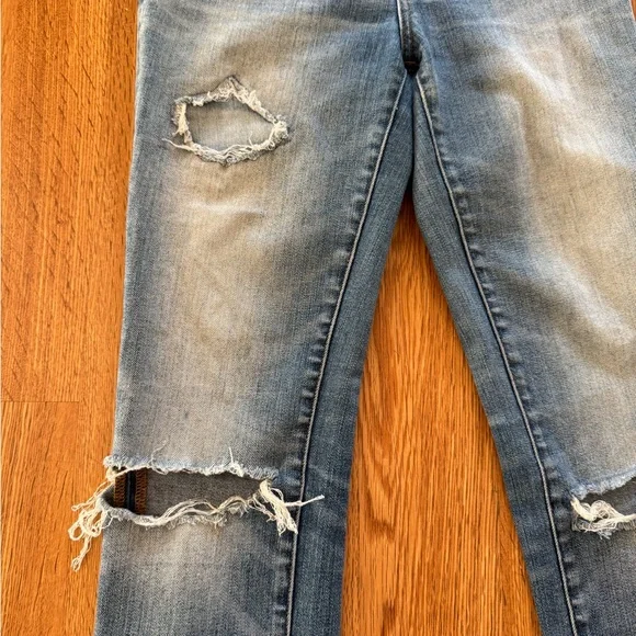 Madewell High Riser Blue Skinny Jeans - Picture 3 of 8